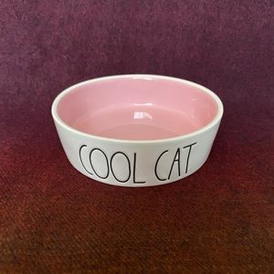 Rae Dunn Cool Cat Pet water/food bowl